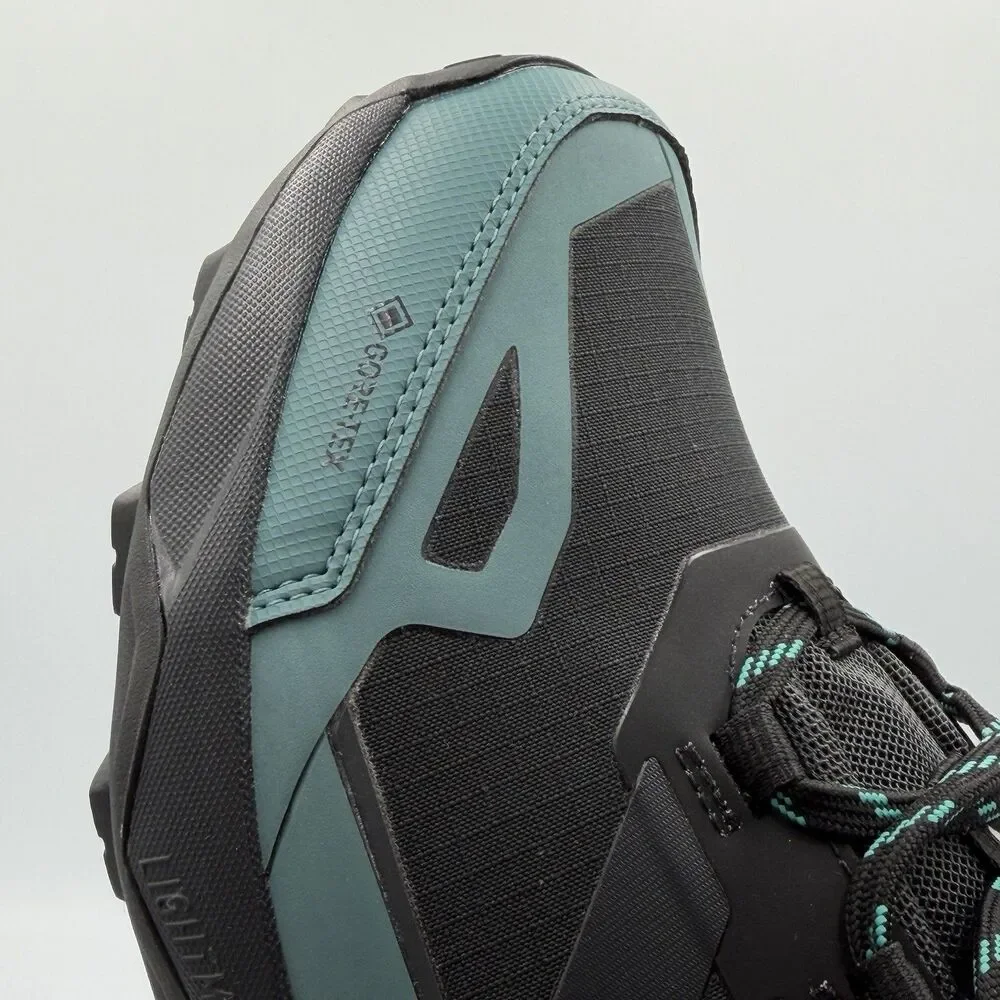 ADIDAS Terrex Skychaser AX5 Gore-tex Hiking Shoes Mens 10.5 Blue Green JQ2209